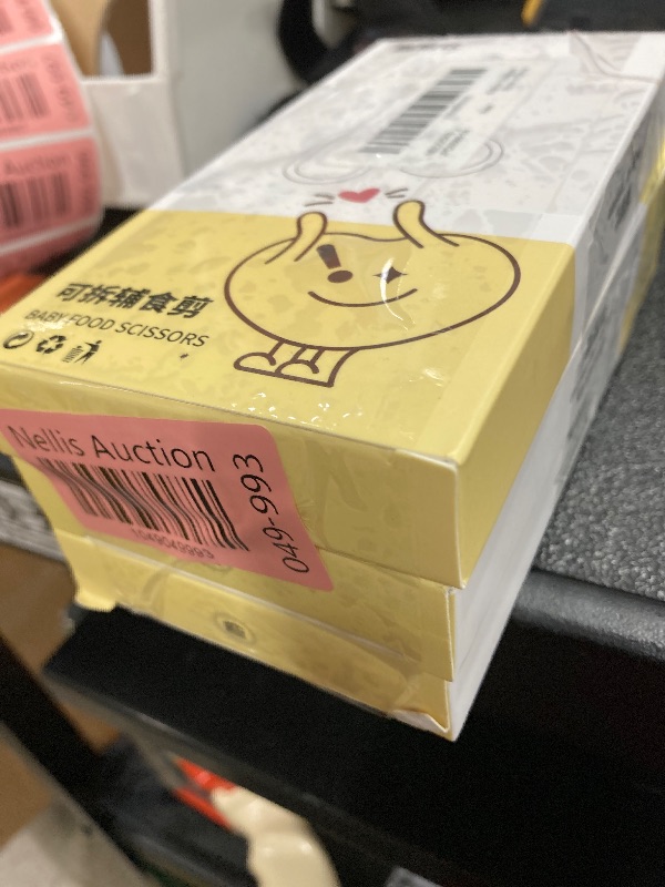 Photo 1 of ***3 INCLUDED***Baby Food Scissors, Safety Stainless Steel Baby Led Weaning Scissors, Detachable kids Kitchen Scissor with Storage Case, Ambidextrous toddler food cutter for Noodles, Meat, Chicken, Veggies & Fruits***3 INCLUDED***