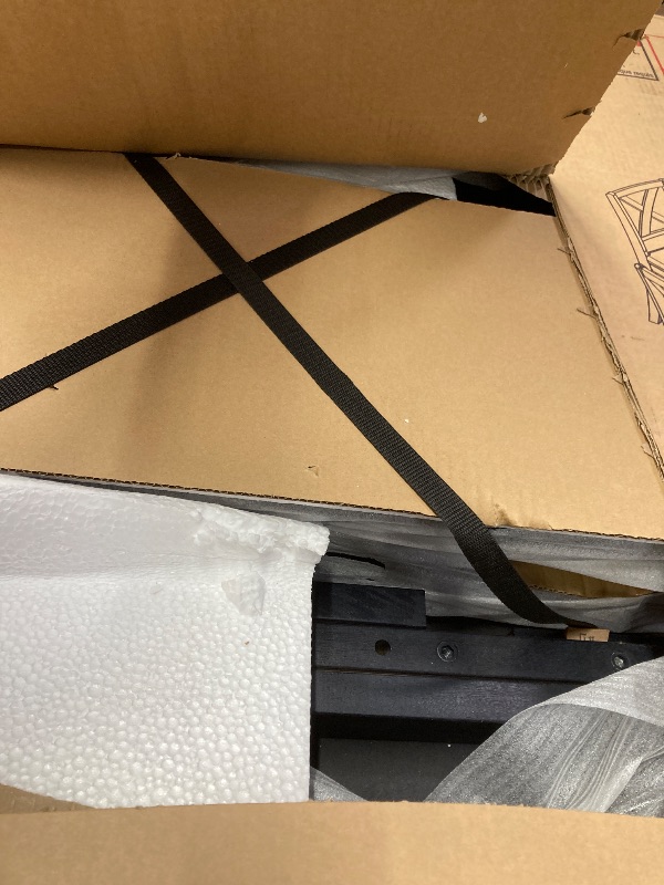 Photo 1 of ***BOX 1 OF 3**** Ther color may vary***
Evemomo, Piece Wooden Dining Table Set, Dining Table Set for 6, Including 1 Dining Table, 4 Upholstered Chairs and 1 Bench, Wooden Legs Dining Table, Table Set for Dining Room, Grey