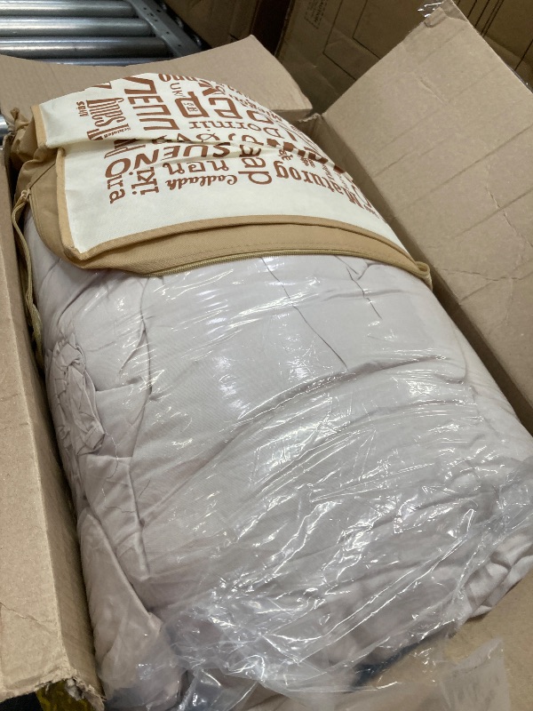 Photo 1 of *****PARTS ONLY****
Bedbay Cotton Ruched Comforter for King Size Bed,Breathable Cotton Boho Comforter