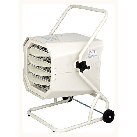 Photo 1 of 10000-Watt 240-Volt Heavy-Duty Hardwired Shop Garage Heater with Cart and Adjustable Thermostat