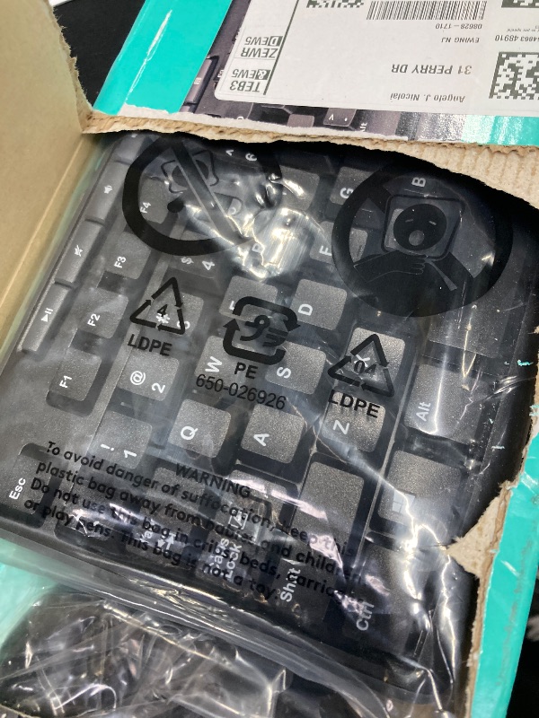 Photo 1 of **MISSING USB**Logitech MK270 Wireless Keyboard and Mouse Combo for Windows, 2.4 GHz, 8 Multimedia Keys, PC, Laptop, Wireless Keyboard Compact Mouse Combo - Black