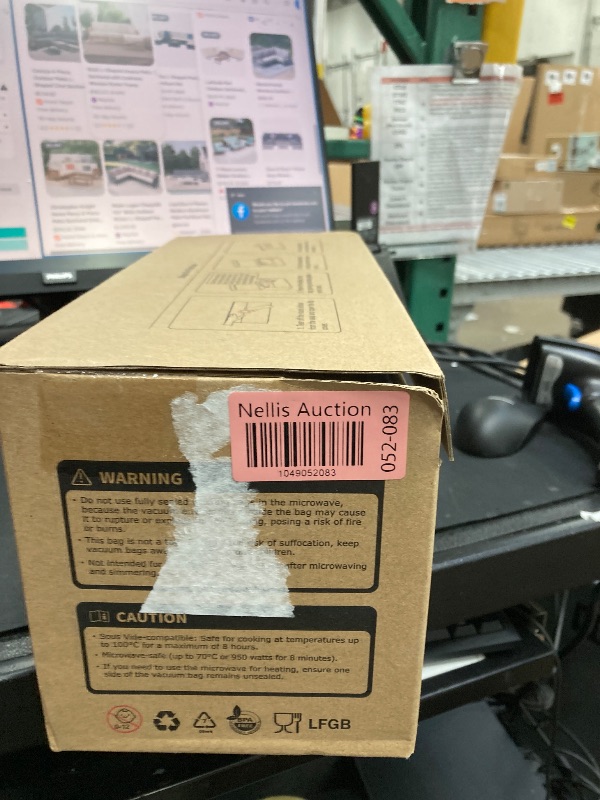 Photo 1 of [2025 New] Bonsenkitchen 11” x 150’ Vacuum Sealer Bags Rolls with Cutter for Food Storage, Commercial Grade, BPA Free, Great for Meal Prep and Sous Vide Cooking