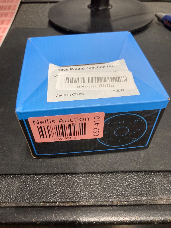 Photo 1 of (ABS New) Security Camera Junction Box,Security Camera Bracket Outdoor,Plastic Waterproof Security Camera Mount Hide Cable Junction Box for Arlo Solar Panel Flip Cover Cable Cover