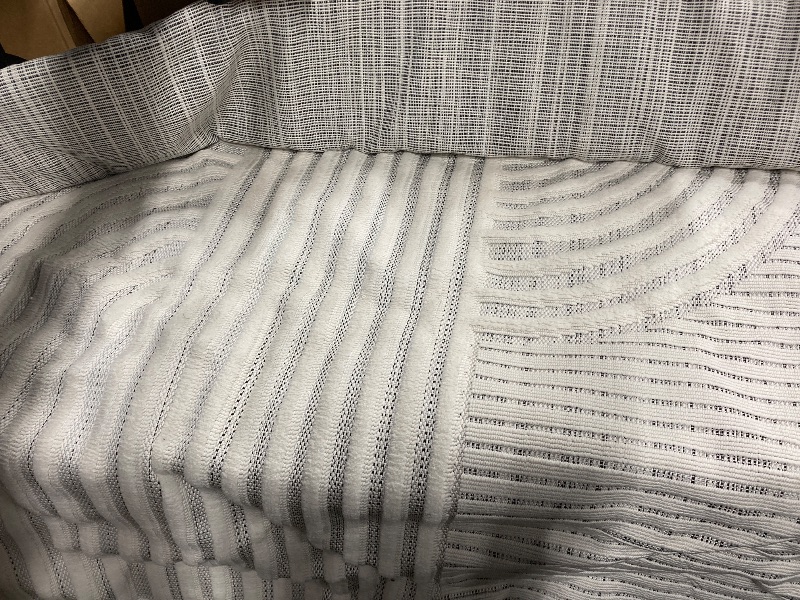 Photo 1 of **picture used for reference, no rug size CAMILSON Modern Rug Luxury Swirl Curved Micro Loop Area Rugs Soft High-Low Pile Stain Resistant Easy to Clean Non-Shedding Durable Living Room Bedroom Indoor Carpet (White)