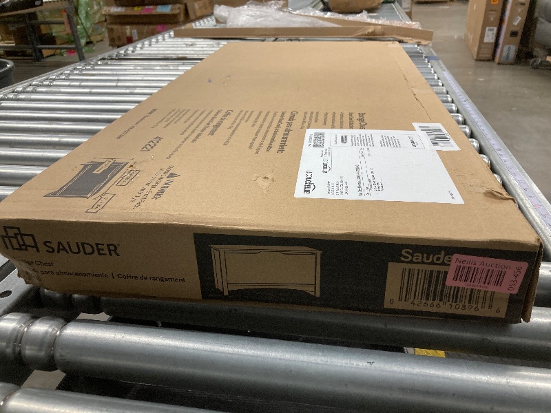 Photo 1 of *** FACTORY SEALED***Sauder Shoal Creek Storage Chest, Toy Storage Chest for Living Room, Storage Trunk, in Oiled Oak