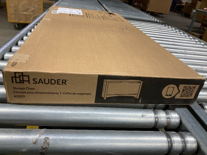 Photo 1 of *** FACTORY SEALED***Sauder Shoal Creek Storage Chest, Toy Storage Chest for Living Room, Storage Trunk, in Oiled Oak