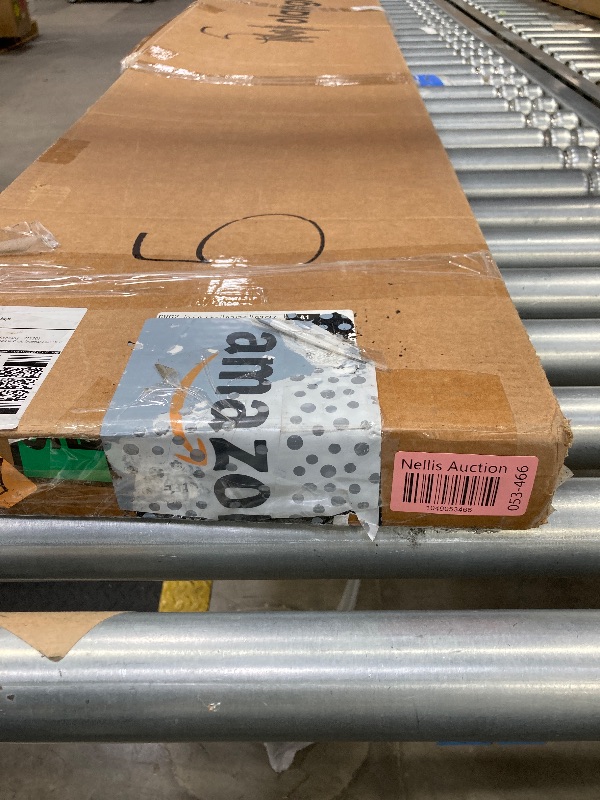 Photo 1 of **DAMAGE IN PHOTO** Olanglab Wood Slat Wall Panels, Wooden Acoustic Wall Panels, 94.5"x12.6" Each 3D Wall Panels for Interior Wall Decor, 2 Pack in Total 94.5"x25.2" (Gloss White)