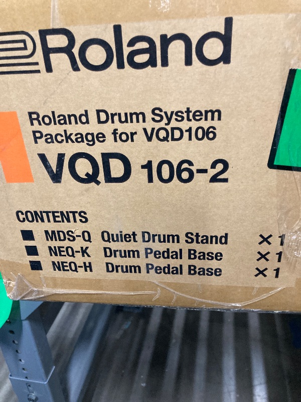 Photo 1 of ***(PARTS ONLY-MISSING PIECES SELLING AS IS -INCOMPLETE)*** Roland VQD106 V-Drums | Revolutionary Electronic Quiet Design Drum Kit | Perfect for Home Practice | Up To 75% Noise Reduced Pads | TD-07 Sound Module | Bluetooth Connectivity