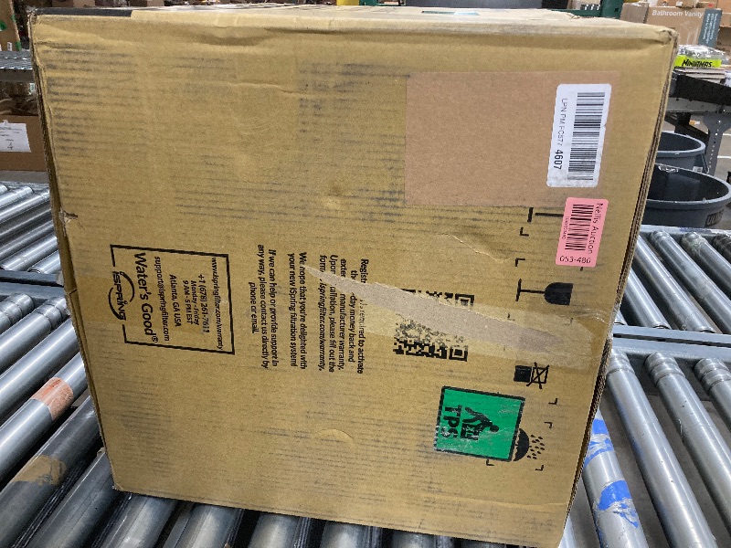 Photo 1 of  *** 4 OUT OF 4 BOXES***iSpring Whole House Water Filter System, Highly Reduces Sediment, Taste, Odor, and up to 99% Chlorine, 3-Stage w/ 20-Inch Sediment and Carbon Block Filters, Model: WGB32B, 1" Inlet/Outlet