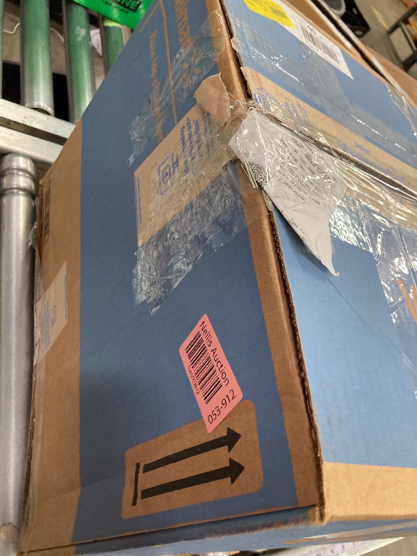 Photo 1 of MeyJey ' Boho Runner Rug , Oriental Non Slip Machine Washable Area Rug Distressed Vintage Floor Carpet for Bedroom Kitchen Living Laundry Room, Blue/Beige
