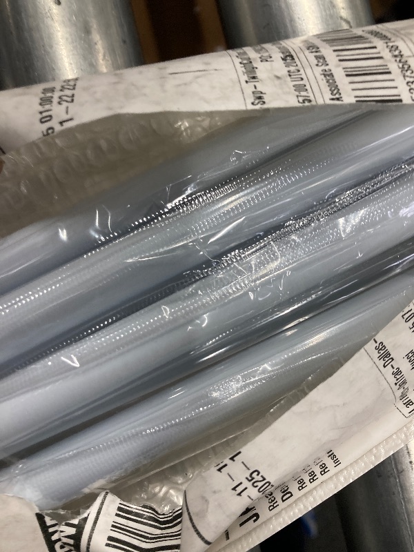 Photo 1 of 6 Pcs Tension Rods for Windows 28-48 ,SONQUEEN Tension Curtain Rods No Drilling 24 to 43.4 inch,Spring White Curtain Rod Closet Rod,Window Curtain Rod