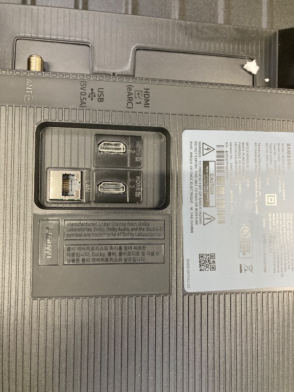Photo 1 of *** IT DOES NOT HAVE A CABLE***
  Samsung 65-Inch Class Crystal UHD U8000F 4K Smart TV (2025 Model) Endless Free Content, Crystal Processor 4K, MetalStream Design, Knox Security, Alexa Built-in