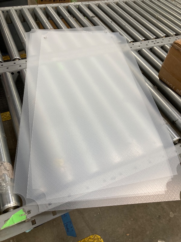 Photo 1 of 
Sterling Shelf Liners Wire Rack Covers: Plastic Shelf Liner Cover for Wire Shelving: Cover Mats for Shelves in Pantry, Closet, and More: 18x36 Inch: Clear, Set of 4