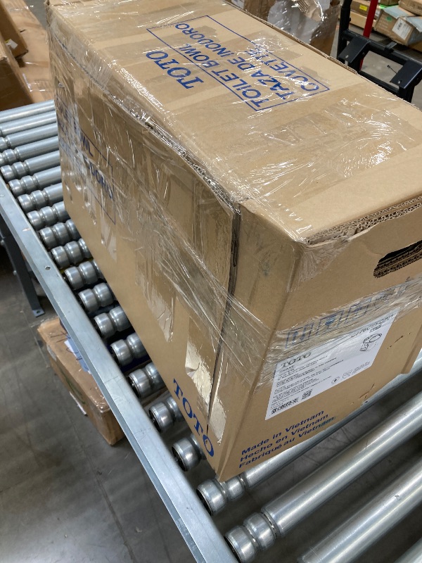 Photo 1 of ***(TOILET BOWL ONLY -MISSING PART -SELLING AS IS)***
C776CEFG-01 Drake Universal Cefiontect Height Toilet Bowl, Cotton