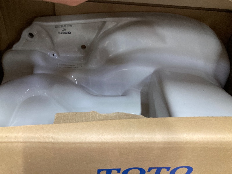 Photo 1 of ***(TOILET BOWL ONLY -MISSING PART -SELLING AS IS)***
C776CEFG-01 Drake Universal Cefiontect Height Toilet Bowl, Cotton