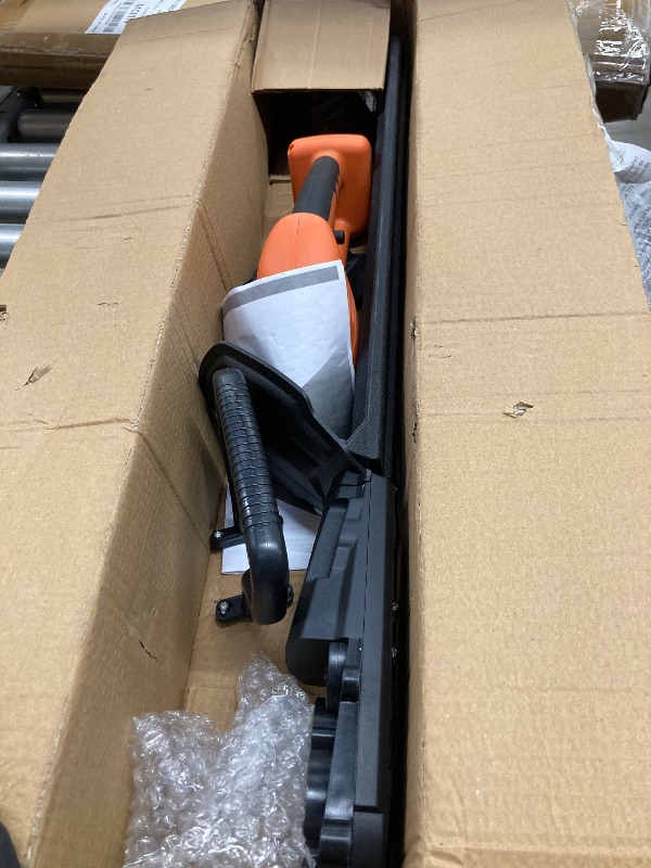 Photo 1 of 
Hedge Trimmer Cordless, UNTIMATY 21V Electric Hedge Trimmer with 3.0Ah Battery and Charger for Bush Shrub Cutting, Trimming, Yellow