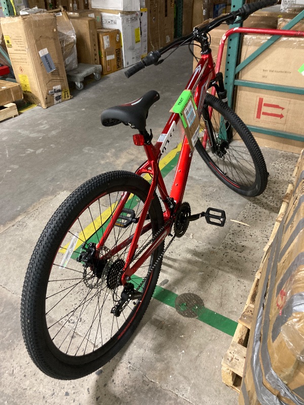 Photo 1 of ****Needs to be tighten up a Lillie loose by handle ***Mongoose Flatrock DX Mountain Bike, 29 Inch Bike for Men and Women, 21 Speed, Aluminum Frame, Front Suspension Fork for a Smooth Ride, Twist Shifters, Mechanical Disc Brakes, Adult Bicycle.