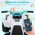 Photo 1 of Bobiber 24V 2 Seater Ride on Car, 4 Wheeler Kids ATV with 800W Motors, Bluetooth ,LED Headlights 5.8 mph Max Speed Ride on ATV for 3-8 Boys & Girls,White
