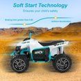 Photo 1 of Bobiber 24V 2 Seater Ride on Car, 4 Wheeler Kids ATV with 800W Motors, Bluetooth ,LED Headlights 5.8 mph Max Speed Ride on ATV for 3-8 Boys & Girls,White
