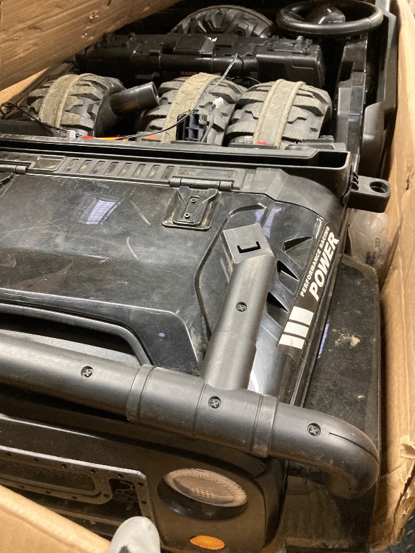 Photo 1 of ***(USED, UNTESTED, SELLING AS IS-PARTS ONLY)*** 
 FUNTOK 24V Ride On Toy for Big Kids, 2 Seater 4WD Battery Powered Electric Car w/Remote Control, 4x200W Motor, Truck Bed Storage, LED Headlights, Music Player, Bluetooth, Gifts for Boys Girls  ***(SOME SC