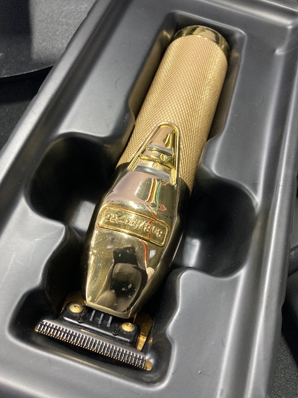 Photo 1 of  **  MISSING PARTS DOES NOT COME WITH CHARGER SEE PHOTO   *(***        BaBylissPRO FX+ Professional Barber Cord/Cordless Facial Hair Trimmer for Men, All-Metal Beard Trimmer for Men, 4-Hour Runtime, USB-C Charging