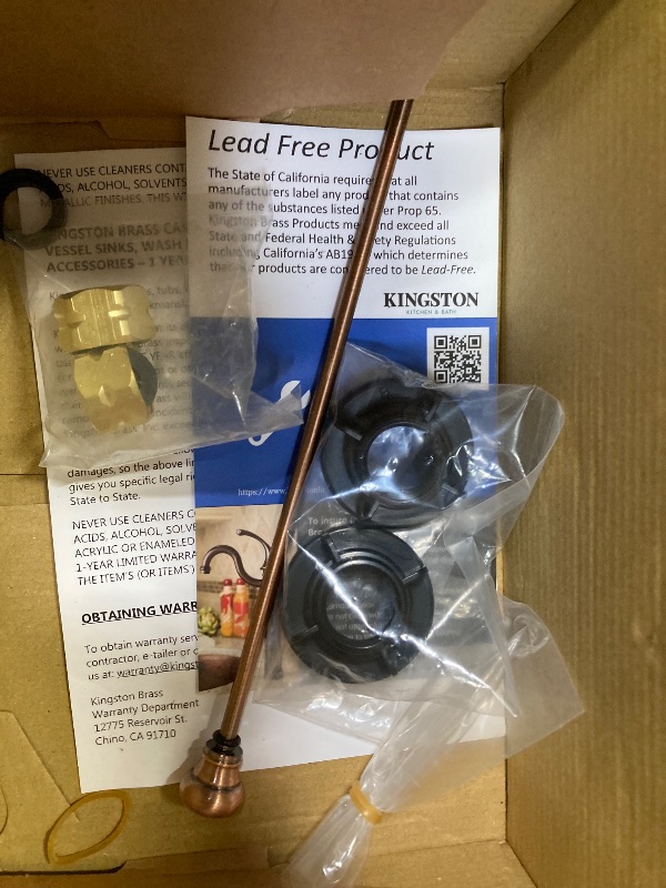 Photo 1 of **MISSING KNOBS/PARTS ONLY**Kingston Brass KB561ALAC Restoration 4-Inch Centerset Bathroom Faucet, Antique Copper Finish, 3-1/2 Inch Spout Reach