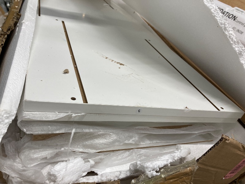 Photo 1 of ***MINOR DAMAGE**Cart Compatible with Cricut Machine, Rolling Craft Organizer With large drawer & 48 Vinyl Roll Holder