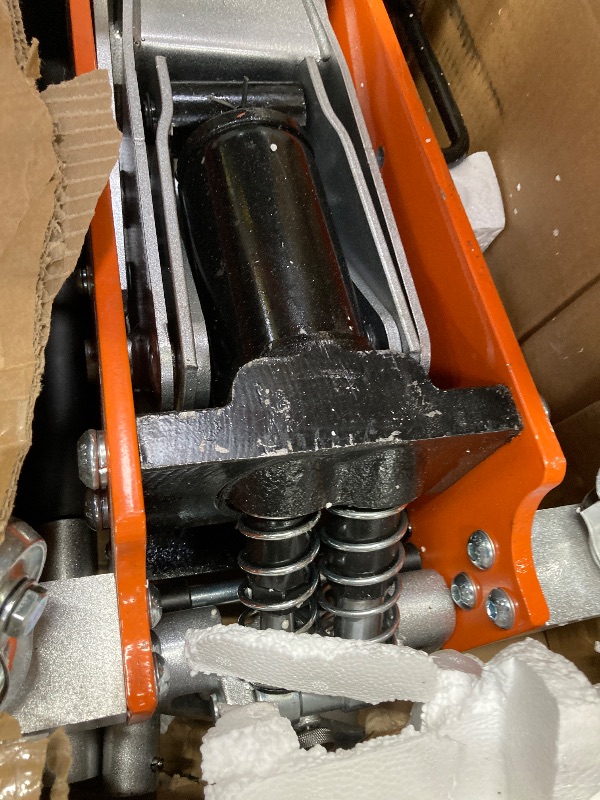 Photo 1 of ***MINOR DAMAGE**TONDA Floor Jack, 3 Ton Aluminum and Steel Low Profile Hydraulic Car Jack with Dual Pump System, Rapid Lift, Orange