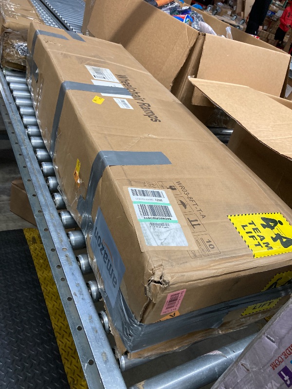 Photo 2 of TaiH Leo Wheelchair Ramp 8 Feet, Portable Ramps for Wheelchairs for Home, 800LBS Capacity Folding Non-Slip Aluminum Handicap Ramp, Wheel Chair Ramp for Home Steps, Stairs, Doorways, Car, Curbs