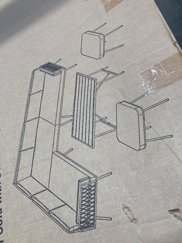 Photo 1 of ****BOX 2 OF 2 MISSING OTHER PARTS OF THE BOX **** PARTIAL SET ***Corner sofa with ottoman 6pcs set nature wicker beige cushion