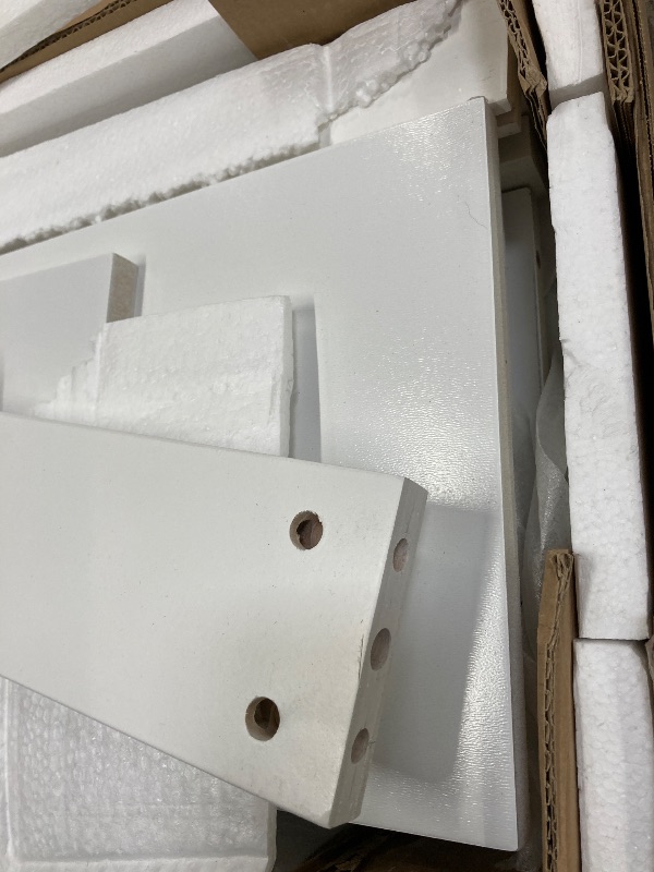 Photo 1 of ***PARTIAL SET BOX 2 OF 2 ONLY MISSING REST OF THE BOXES****HomSof Wood Twin Size Daybed with Storage Cabinets and USB Ports,L-Shaped Bookcases,White