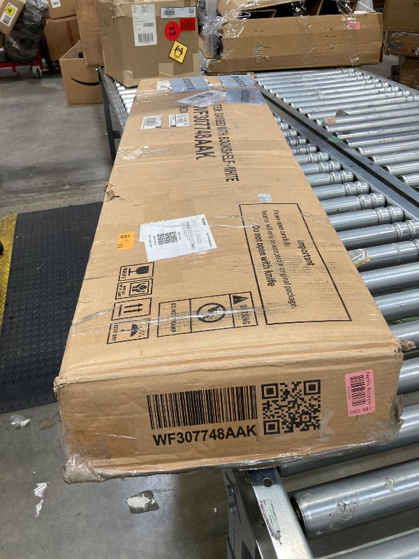 Photo 1 of ***PARTIAL SET BOX 2 OF 2 ONLY MISSING REST OF THE BOXES****HomSof Wood Twin Size Daybed with Storage Cabinets and USB Ports,L-Shaped Bookcases,White