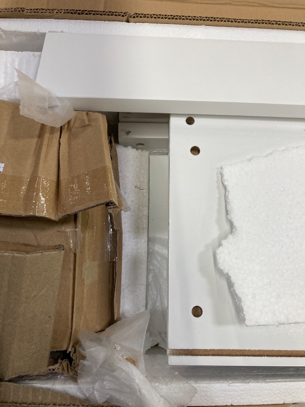 Photo 1 of ***PARTIAL SET BOX 2 OF 2 ONLY MISSING REST OF THE BOXES****HomSof Wood Twin Size Daybed with Storage Cabinets and USB Ports,L-Shaped Bookcases,White