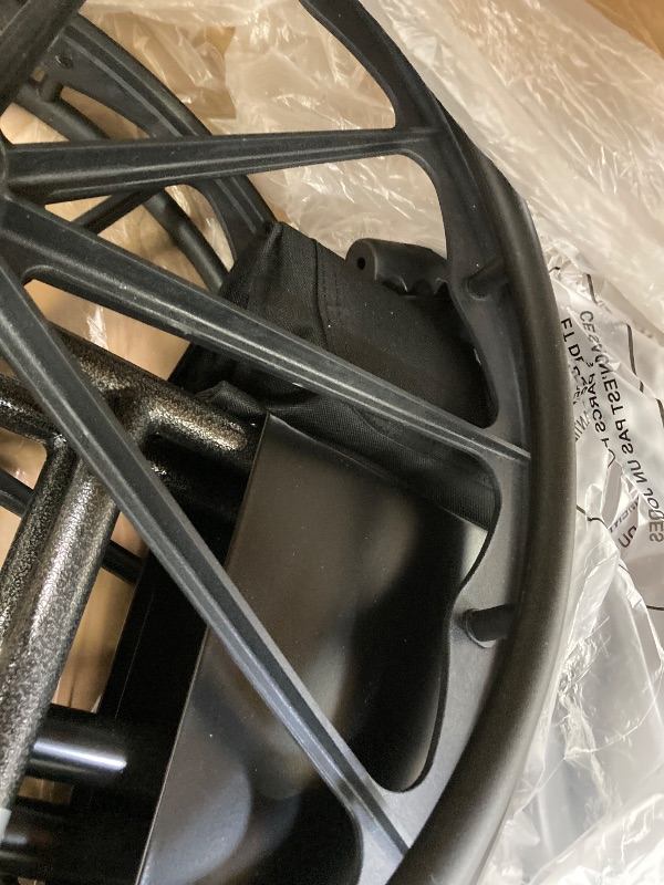 Photo 1 of ***USED***Drive Medical SSP118FA-SF Silver Sport 1 Folding Transport Wheelchair with Full Arms and Removable Swing-Away Footrest, Black