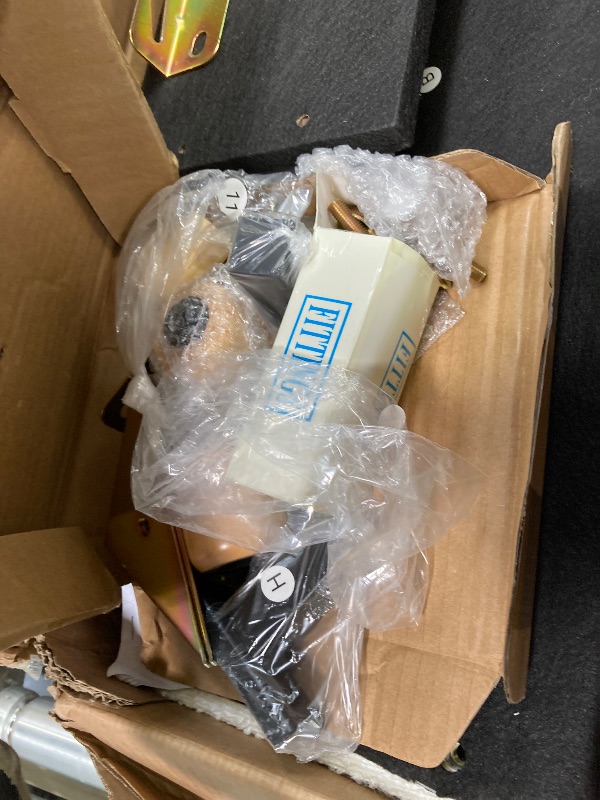 Photo 1 of ***USED / UNKNOWN IF THERE ANY MISSING PARTS****Queen Size Platform Bed Frame with Two Removable Pillow Headboard for Bedroom, Boucle Fabric Upholstered Bed/Slats Support Mattress Foundation/No Box Spring Needed, Light Luxury Design