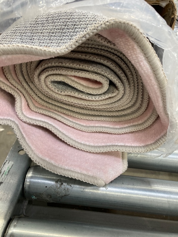 Photo 1 of ***USED***LIVEBOX 7'5" x 13' Pink ABC Kids Classroom Carpet, Large Washable Alphabet Educational Learning Area Rugs for Classroom Elementary, Non-Slip Pastel Preschool Kids Teacher Rug for Kindergarten Daycare