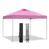 Photo 1 of 10 ft. x 10 ft. Pink Patio Canopy Tent Pop Up Gazebo

