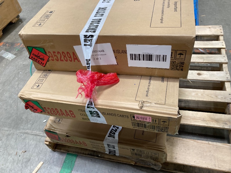 Photo 1 of GLANZEND Kitchen Cart Drop-Leaf Countertop