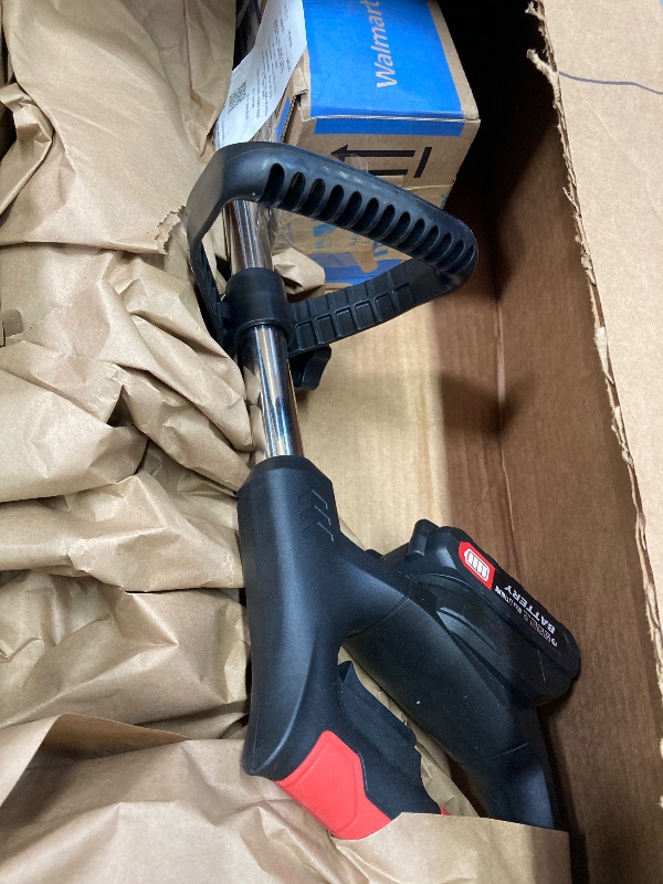 Photo 1 of **MISSING PARTS***String Trimmer Cordless with Auto Feed,20V Battery Powered 13" Edger and Weed Trimmer,2 in 1 Electric Grass Trimmer,2.5Ah Battery and Fast Charger Included (Black)