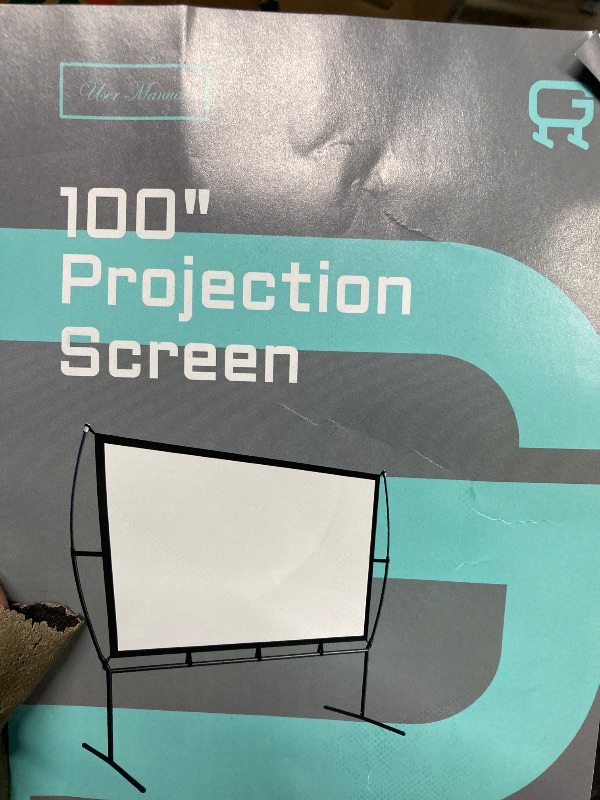 Photo 1 of 100'' projection screen