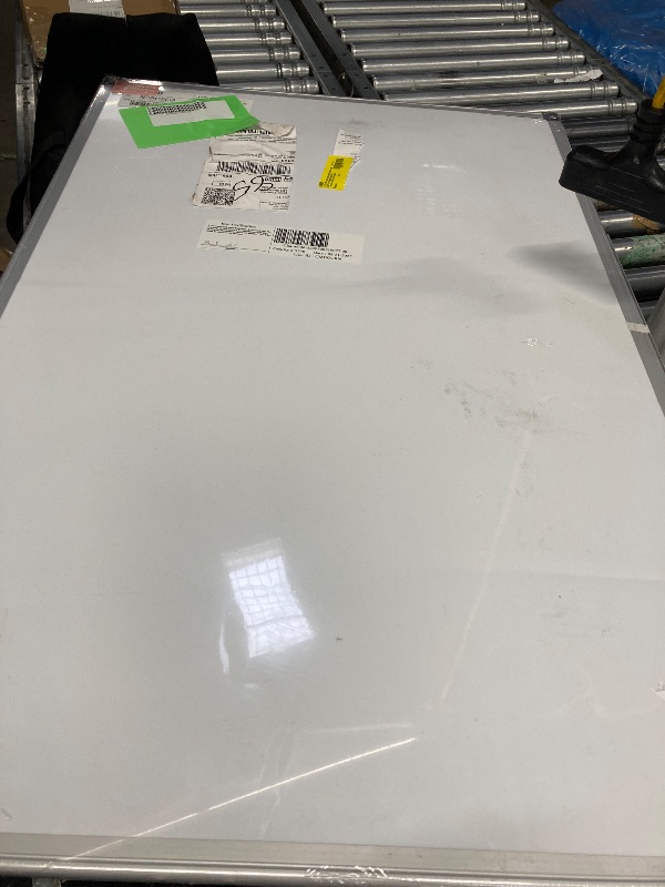 Photo 1 of *** THE PRODUCT IS A LITTLE BIT DUSTY ***VUSIGN Magnetic Dry Erase Whiteboard, 36 X 24 Inches, Wall Mounted with Pen Tray, Silver Aluminium Frame
