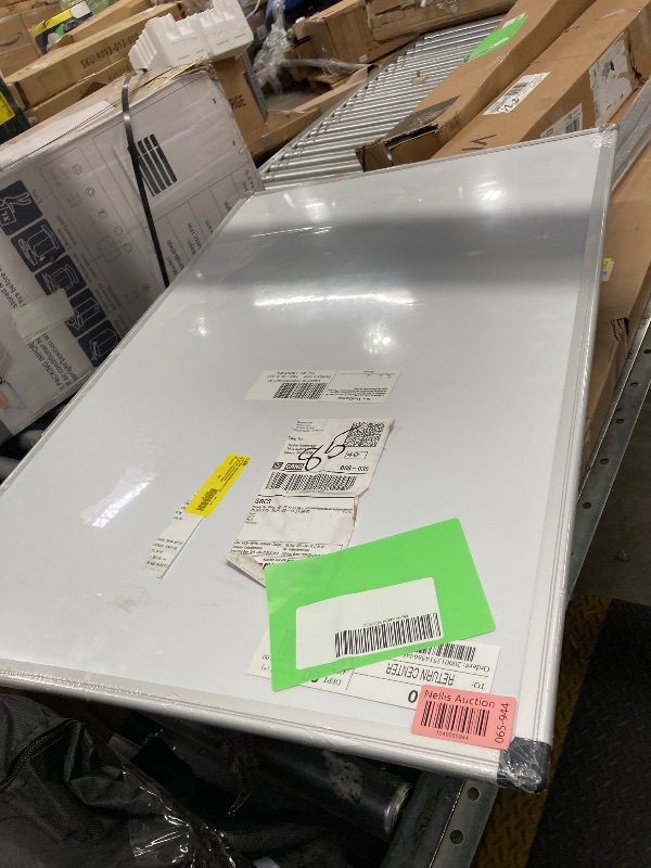 Photo 1 of *** THE PRODUCT IS A LITTLE BIT DUSTY ***VUSIGN Magnetic Dry Erase Whiteboard, 36 X 24 Inches, Wall Mounted with Pen Tray, Silver Aluminium Frame
