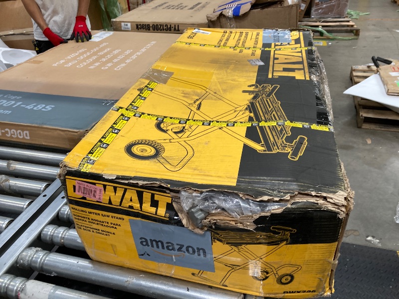Photo 1 of -- missing several parts -- non functional -- DEWALT Miter Saw Stand With Wheels (DWX726), Yellow