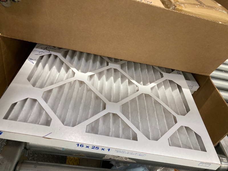 Photo 1 of 16 in. X 25 in. X 1 in. Dust Reduction Pleated MERV 8 Air Filter (6-Pack)
