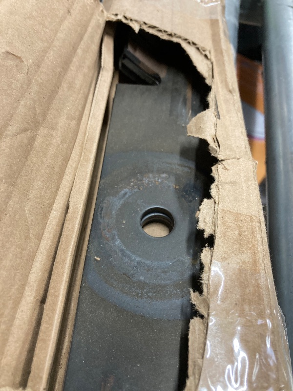 Photo 1 of **used****Terre Products, 3 Pack Toothed Mulching Lawn Mower Blades, 48" Decks, Compatible with Ferris 5020843, Exmark 1520843, 103-2527, Ariens 4919100, Husqvarna 539101496, Simplicity 5020843SM