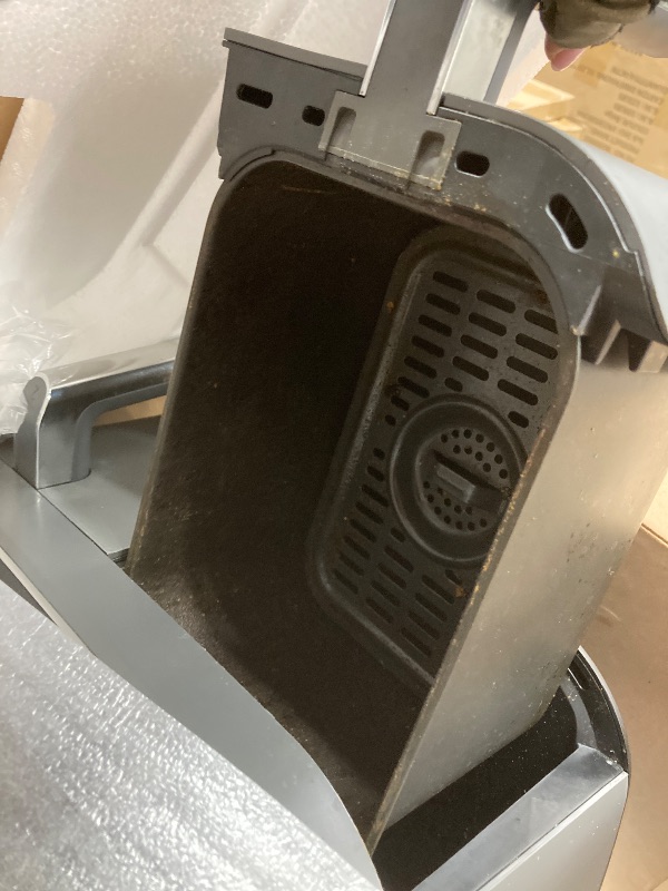 Photo 1 of ***USED***Ninja Foodi 10QT 6-in-1 DualZone Smart XL Air Fryer, 2 Independent 5QT Baskets, Smart Cook Thermometer, Match Cook, Smart Finish, Air Fry, Roast, Bake, Dehydrate, Reheat, Grey, DZ550