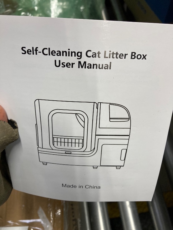 Photo 1 of 100L Automatic Self-Cleaning Cat Litter Box - APP Control, Safe Alert, Smart Health Monitor, Grey
