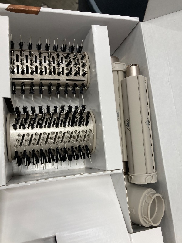 Photo 1 of ** USED***Shark HD430REF (Refurbished) FlexStyle Air Styling & Drying System, Powerful Hair Dryer Brush & Multi-Styler with Auto-Wrap Curlers, Paddle Brush, Oval Brush, Concentrator Attachment, Stone (Renewed)