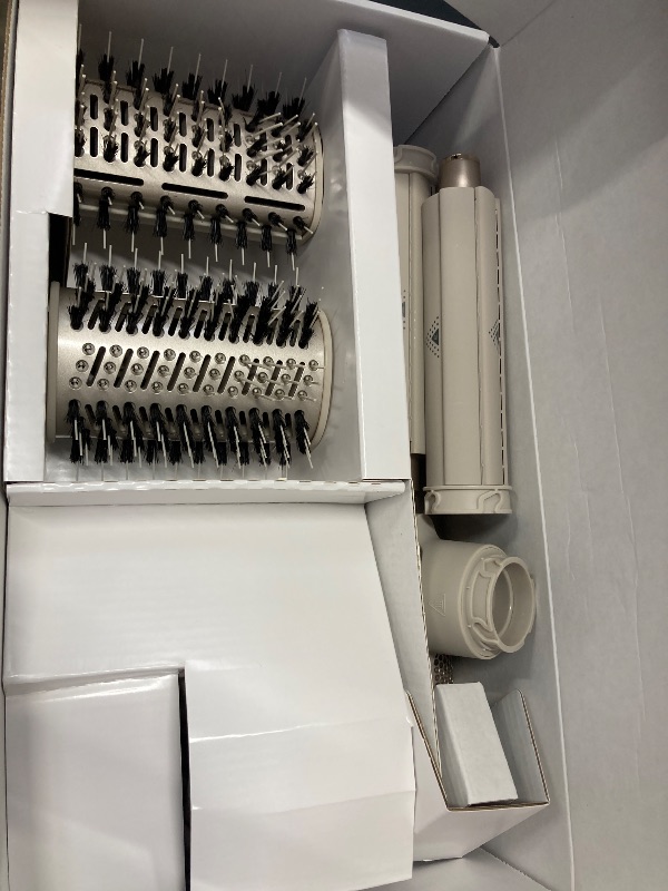 Photo 1 of ** USED***Shark HD430REF (Refurbished) FlexStyle Air Styling & Drying System, Powerful Hair Dryer Brush & Multi-Styler with Auto-Wrap Curlers, Paddle Brush, Oval Brush, Concentrator Attachment, Stone (Renewed)