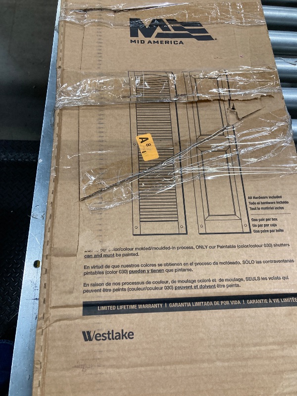 Photo 1 of ****SEE ALL PHOTOS TO VIEW ACTUAL PRODUCT****
Builders Edge 14.75 in. W x 80 in. H Builders Edge, Standard Two Equal Panels, Raised Panel Shutters, Includes Matching Installation Spikes (Per Pair), 018 - Tuxedo Grey